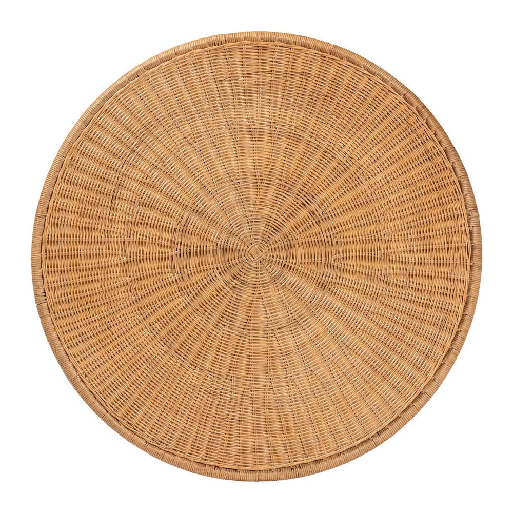 bali & pari - Caroline Coffee Table in Light Honey - Charlote-Light Honey Rattan-Large-CT view 4
