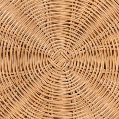 bali & pari - Caroline End Table in Light Honey - Charlote-Light Honey Rattan-ET view 5