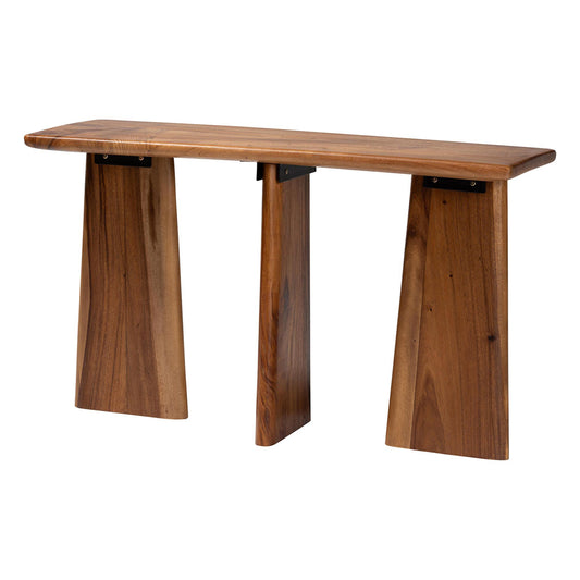 bali & pari  - Caruso Console Table in Natural - Chen-Natural/Wooden-Console Table-KD-Box view 1