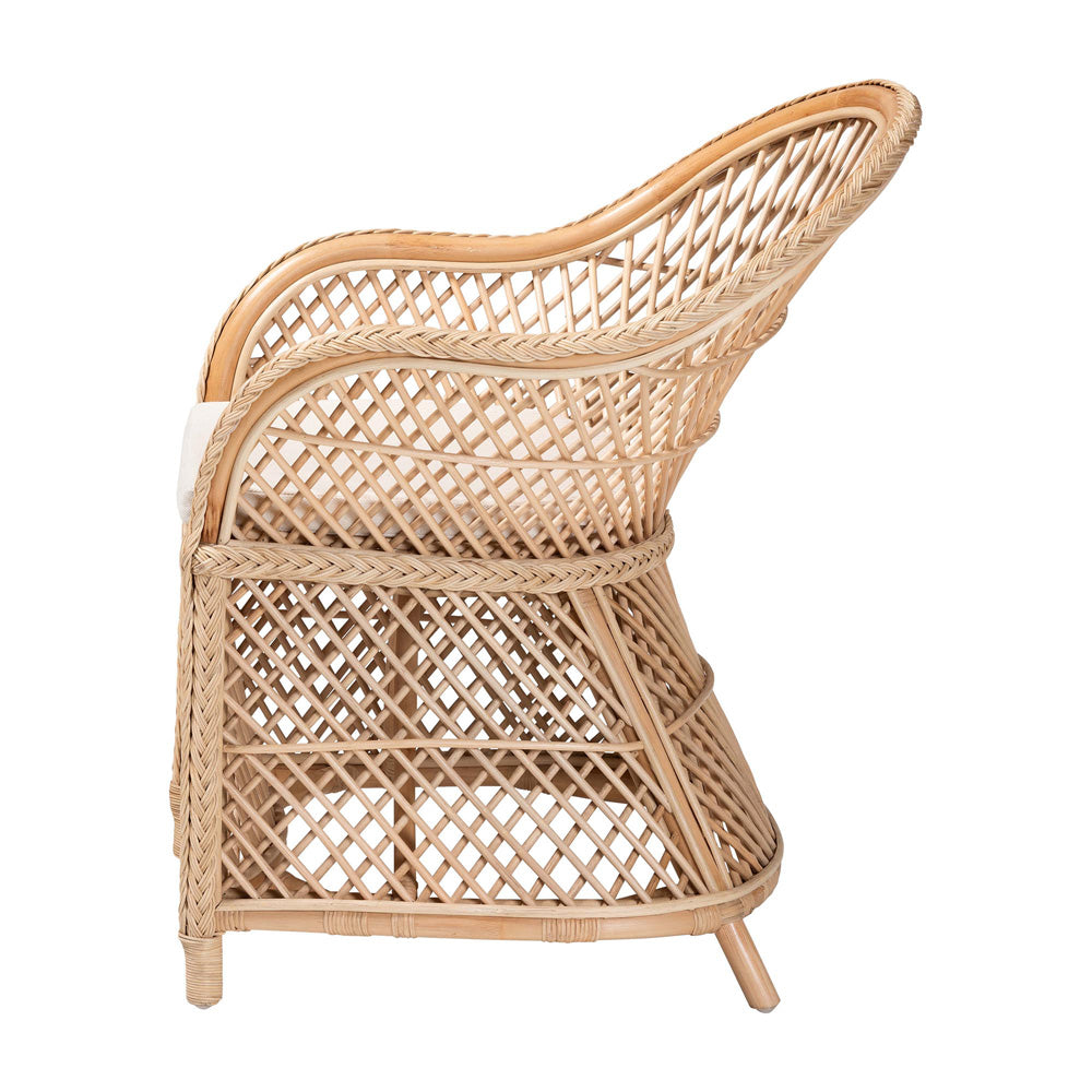 bali & pari - Casilda Chair in Natural - RCN 012-Natural Rattan-AC view 3