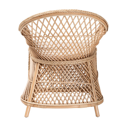 bali & pari - Casilda Chair in Natural - RCN 012-Natural Rattan-AC view 4