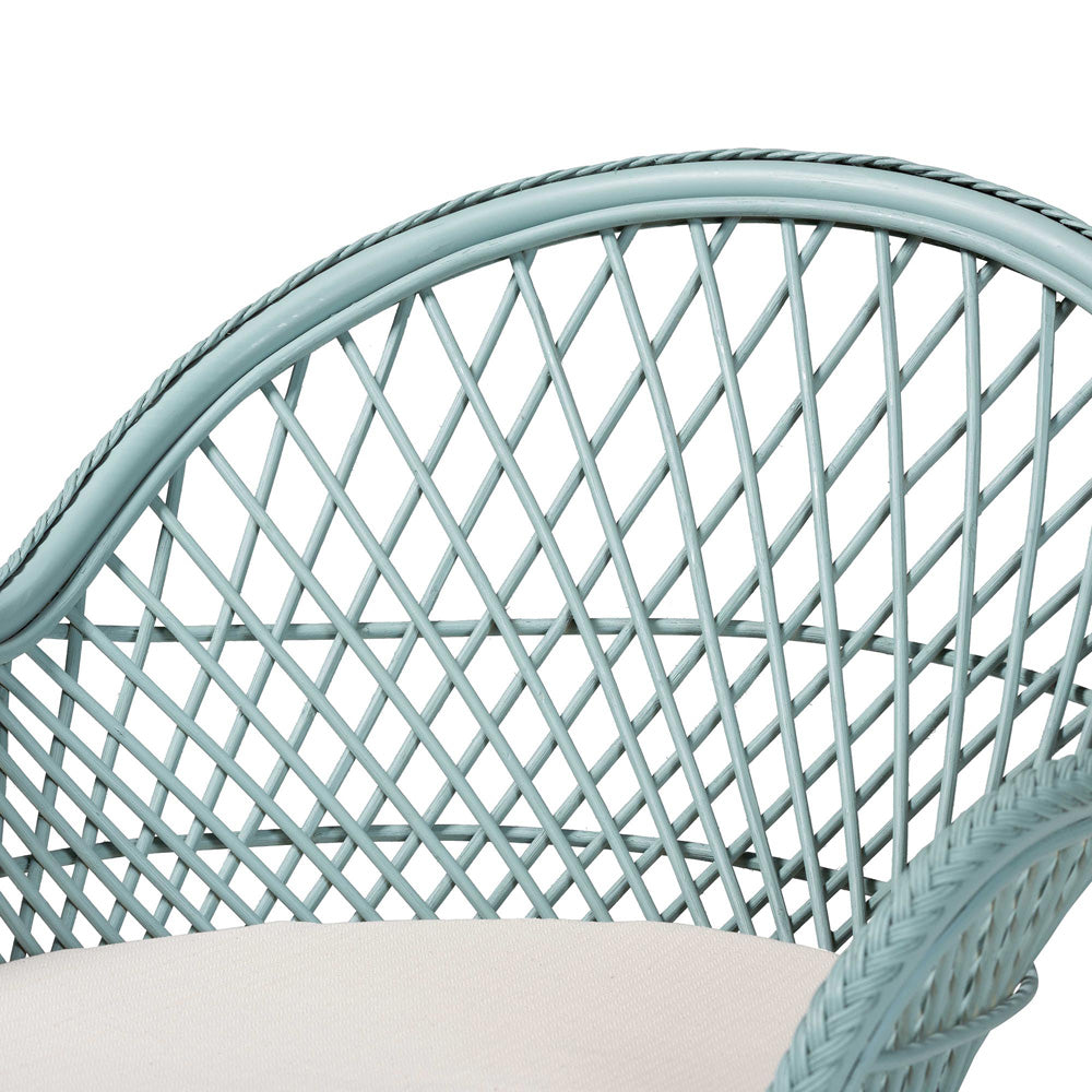 bali & pari - Casilda Chair in Pastel Cyan - RCN 012-Light Blue Rattan-AC view 5