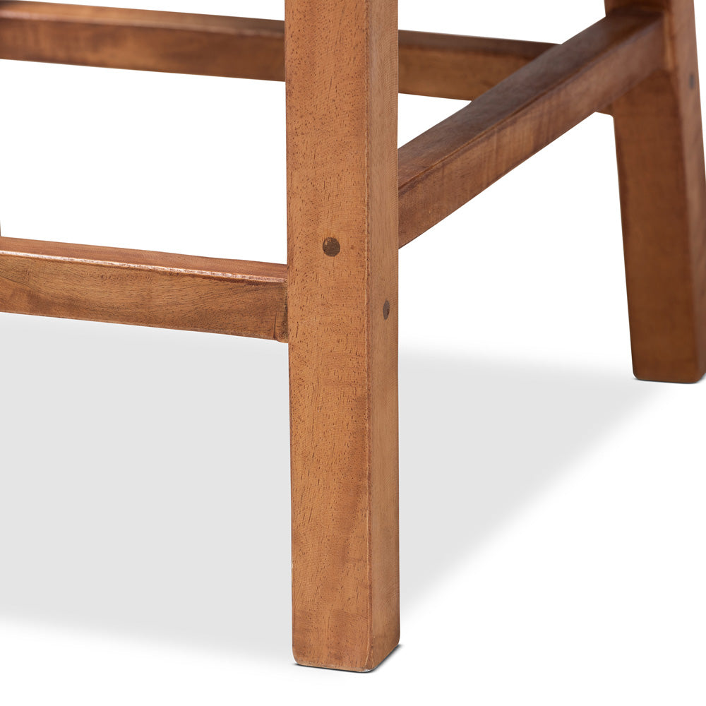 bali & pari - Caspia Counter Stool in Natural Brown/Walnut Brown - Caspia-Teak-CS view 6