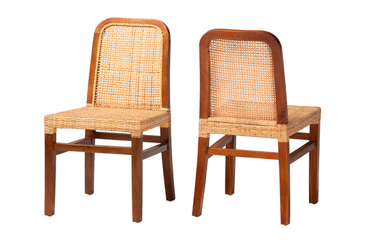 bali & pari - Caspia Dining Chair Set of 2 - Caspia-Teak-DC view 1