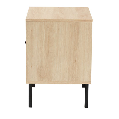bali & pari - Caterina End Table in Natural Brown/Black - WES-2101-Natural/Black-ET view 4