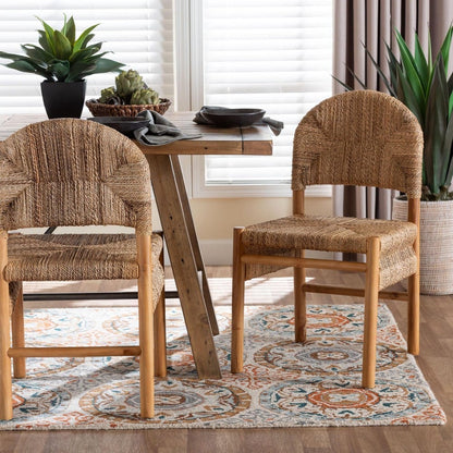 bali & pari - Cavo Dining Chair in Honey/Natural Brown - Cavo-Honey/Natural Banana-Wooden-DC view 8