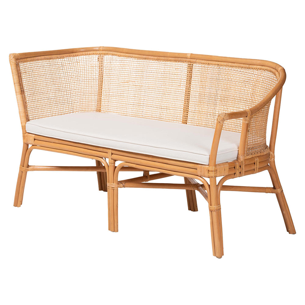 bali & pari - Ceona Dining Set in Light Honey - Adede/Palm Short-3PC Dining Set view 3
