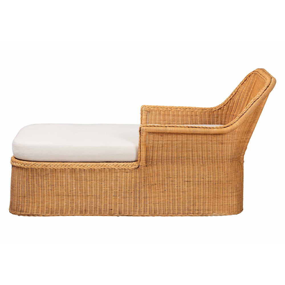 bali & pari - CesarChaise in Light Honey - Cesar-Light Honey/Rattan-Cushion-Lounger view 3