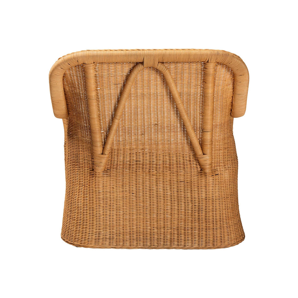 bali & pari - CesarChaise in Light Honey - Cesar-Light Honey/Rattan-Cushion-Lounger view 4