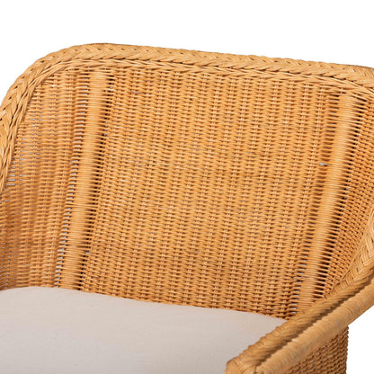 bali & pari - CesarChaise in Light Honey - Cesar-Light Honey/Rattan-Cushion-Lounger view 5
