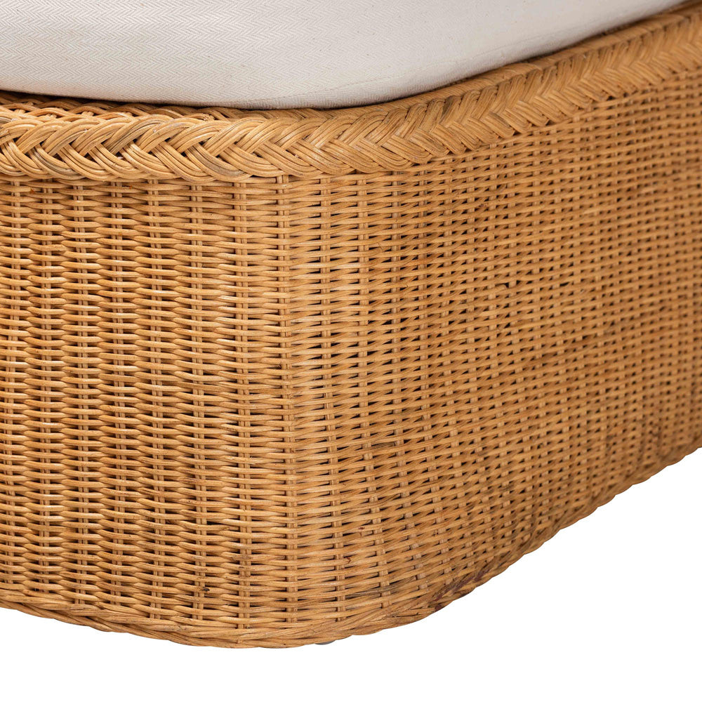 bali & pari - CesarChaise in Light Honey - Cesar-Light Honey/Rattan-Cushion-Lounger view 6