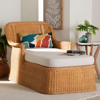bali & pari - CesarChaise in Light Honey - Cesar-Light Honey/Rattan-Cushion-Lounger view 8