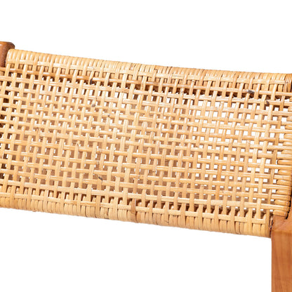 bali & pari - Chatura Set of 2 Counter Stools in Light Honey/Honey - Chao-Natural/Mahogany-CS-Cushion-KD-Box view 4