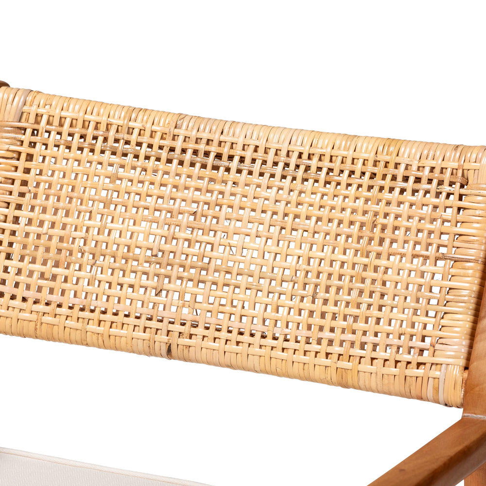 bali & pari - Chatura Set of 2 Dining Chairs in Light Honey/Honey - Chao-Natural/Mahogany-Arm-DC-Cushion-KD-Box view 4