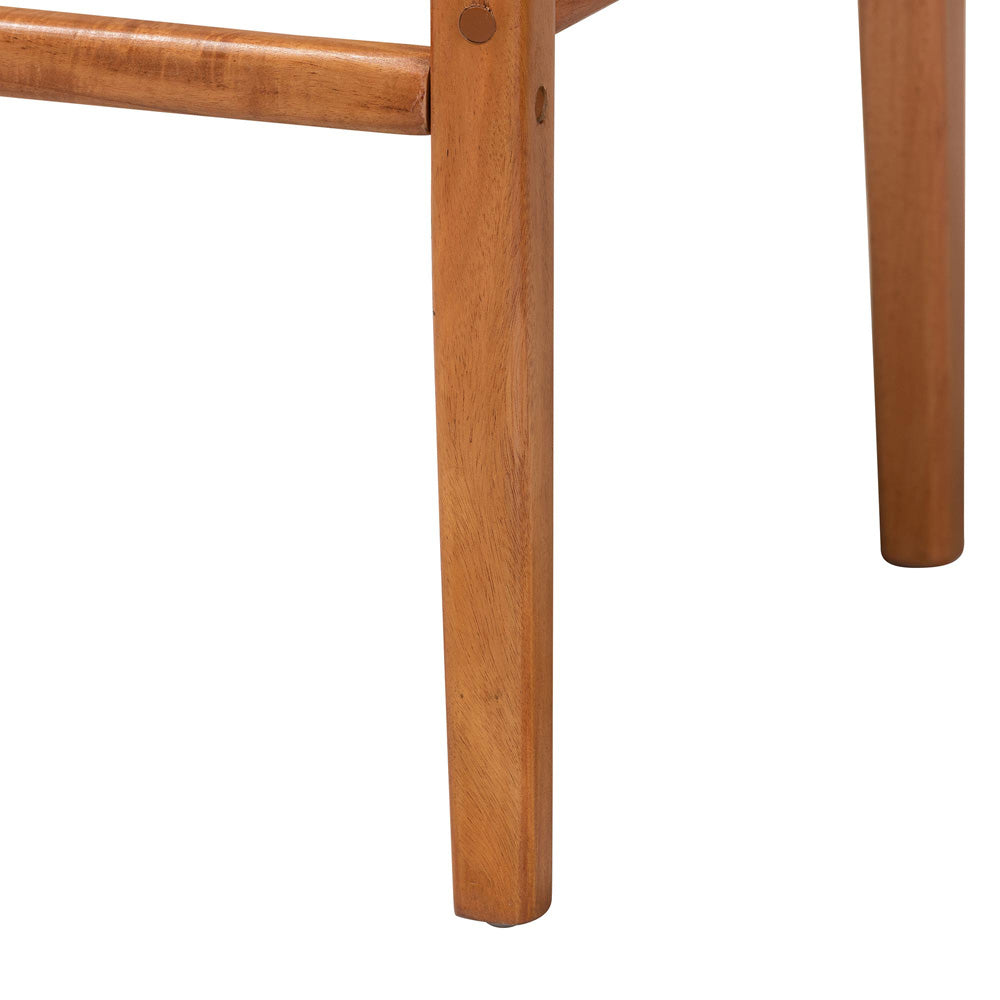 bali & pari - Chatura Set of 2 Dining Chairs in Light Honey/Honey - Chao-Natural/Mahogany-Cushion-DC-KD-Box view 5