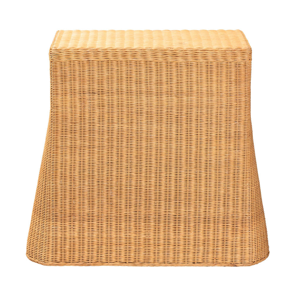 bali & pari - Chica Console Table in Light Honey - Chica-Light Honey Wicker-End Table view 5