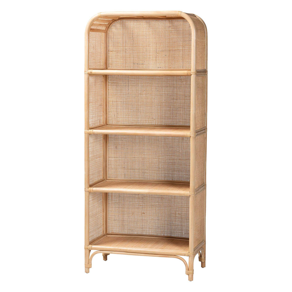 bali & pari - Chusi Decorative Shelf in Natural - Chusi-Natural/Rattan-Shelf view 1