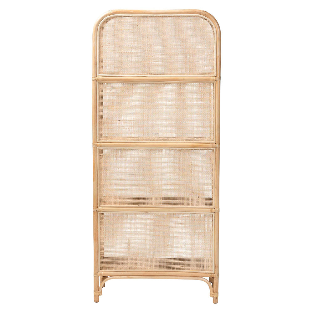 bali & pari - Chusi Decorative Shelf in Natural - Chusi-Natural/Rattan-Shelf view 4