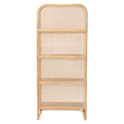 bali & pari - Chusi Decorative Shelf in Natural - Chusi-Natural/Rattan-Shelf view 4