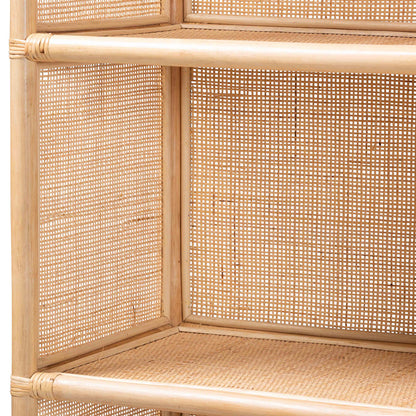bali & pari - Chusi Decorative Shelf in Natural - Chusi-Natural/Rattan-Shelf view 5