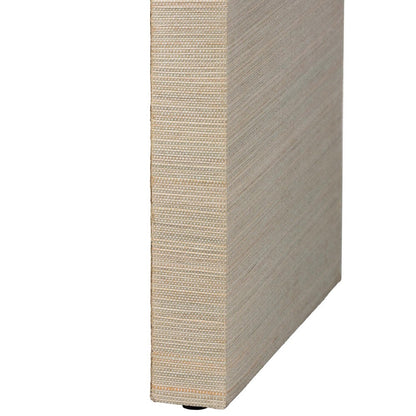 bali & pari - Cielo Console Table in Natural/Gold - Cielo-Natural Woven Grasscloth-Console Table view 7