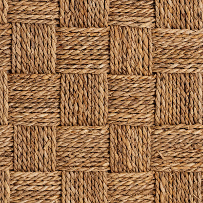bali & pari - Cipally Bench in Natural - Cipally-SVN088-Mahogany/Seagrass-Bench view 6