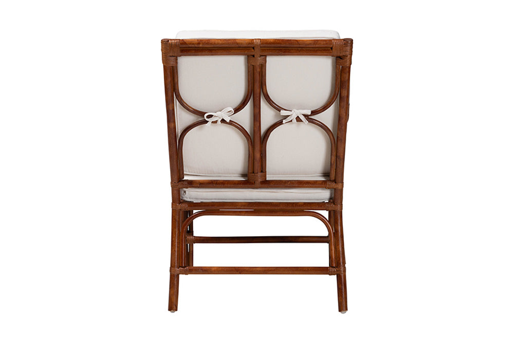 bali & pari  - Cleantha Arm Chair - WS241-Tortoise-Rattan-Cushion-AC view 4