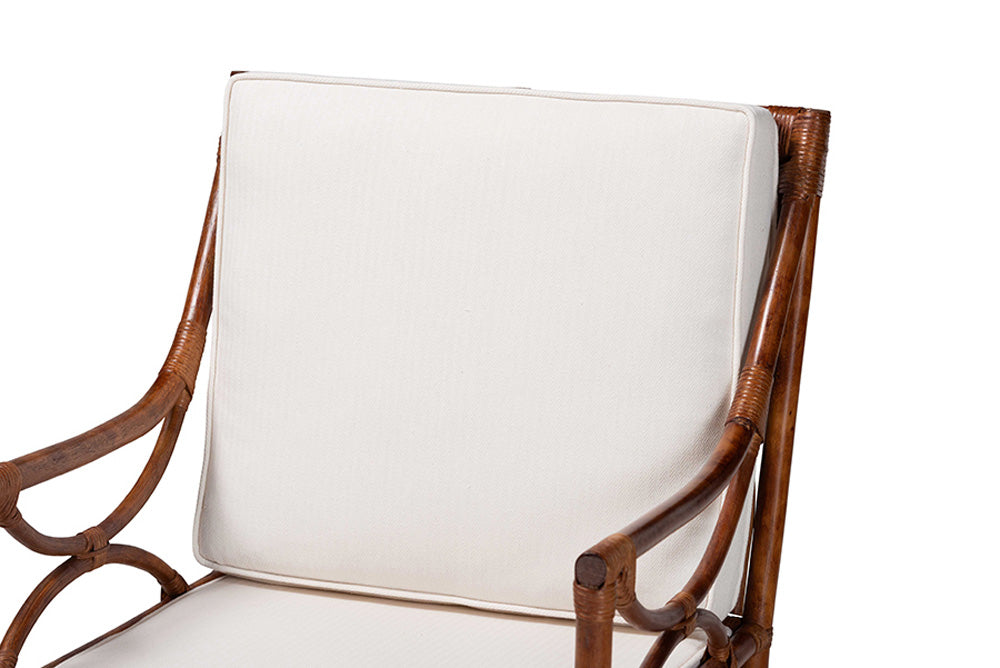 bali & pari  - Cleantha Arm Chair - WS241-Tortoise-Rattan-Cushion-AC view 6