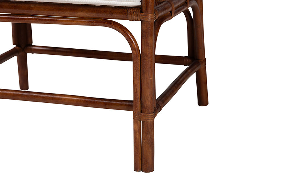 bali & pari  - Cleantha Arm Chair - WS241-Tortoise-Rattan-Cushion-AC view 7