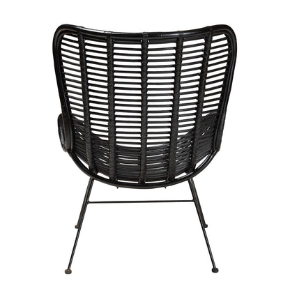 bali & pari - Colorado Chair in Black - Colorado-Black/Rattan-CC view 4