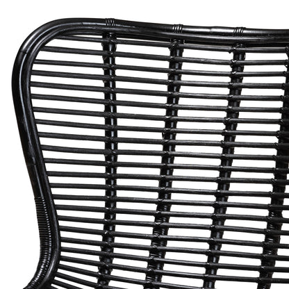bali & pari - Colorado Chair in Black - Colorado-Black/Rattan-CC view 5
