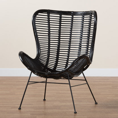 bali & pari - Colorado Chair in Black - Colorado-Black/Rattan-CC view 9