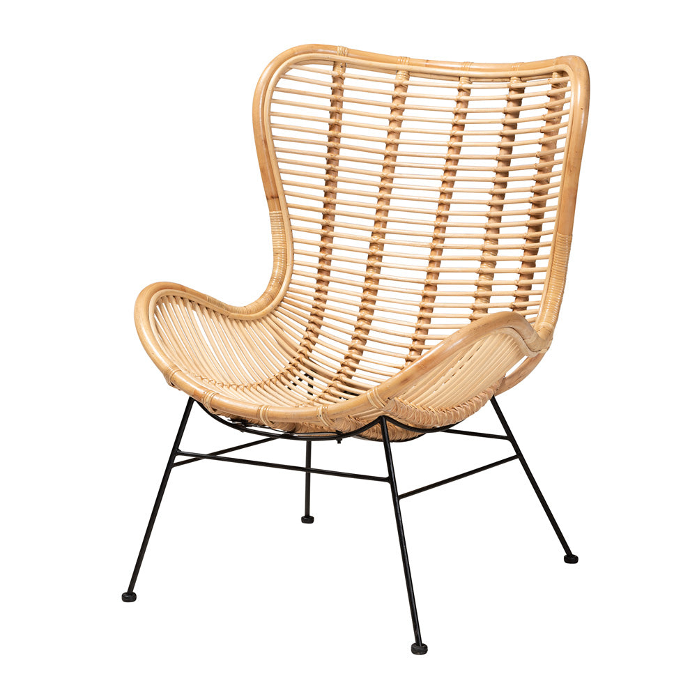 bali & pari - Colorado Chair in Natural Brown - Colorado-Natural/Rattan-CC view 1