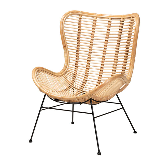 bali & pari - Colorado Chair in Natural Brown - Colorado-Natural/Rattan-CC view 1