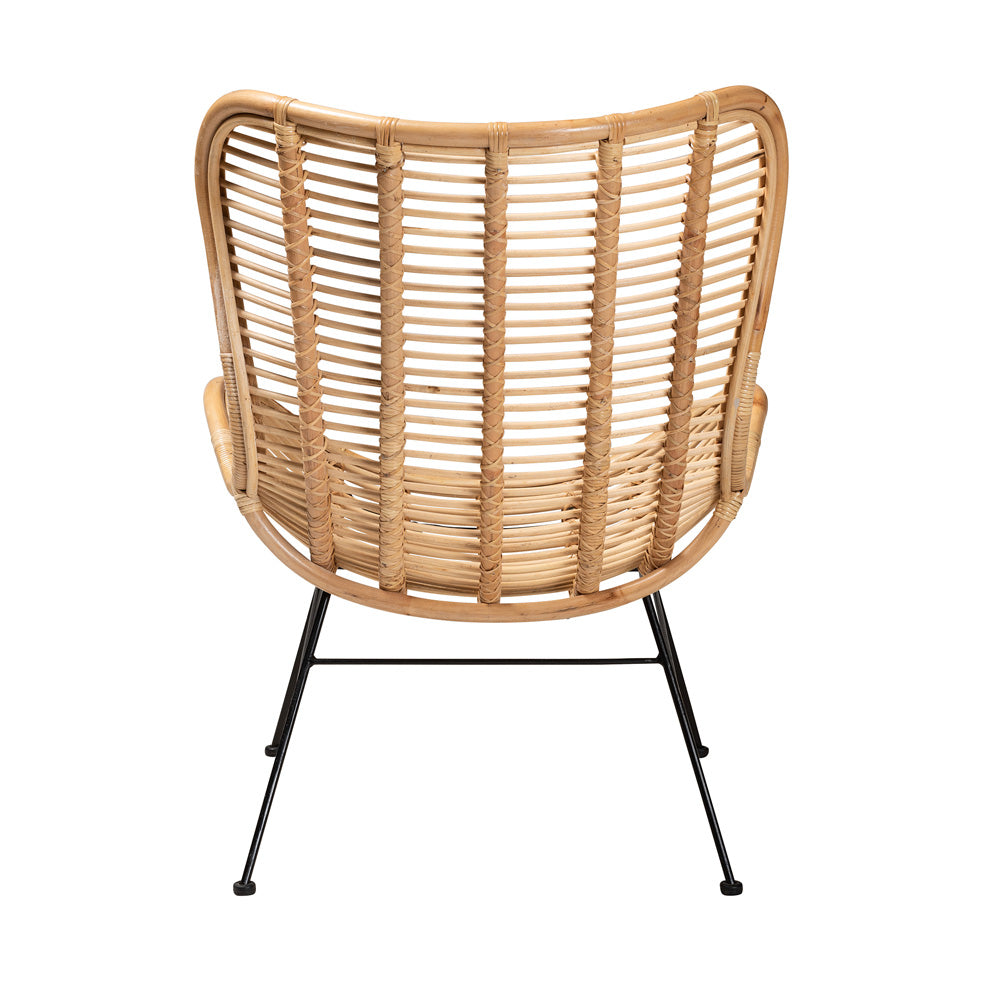 bali & pari - Colorado Chair in Natural Brown - Colorado-Natural/Rattan-CC view 4