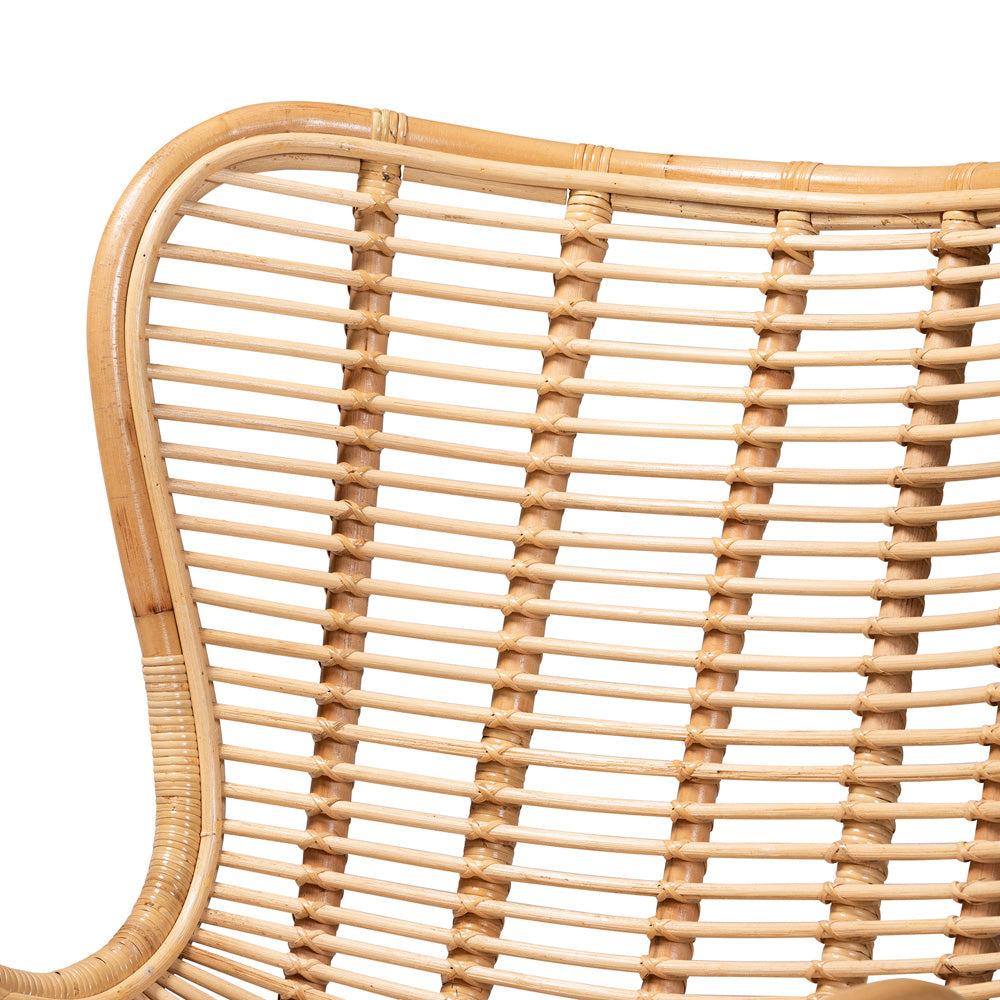 bali & pari - Colorado Chair in Natural Brown - Colorado-Natural/Rattan-CC view 5