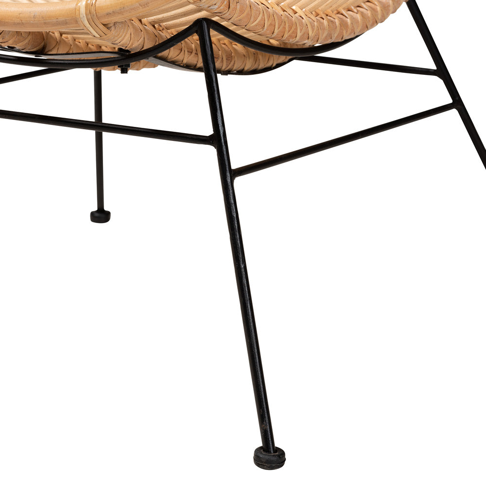 bali & pari - Colorado Chair in Natural Brown - Colorado-Natural/Rattan-CC view 6