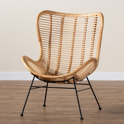 bali & pari - Colorado Chair in Natural Brown - Colorado-Natural/Rattan-CC view 9