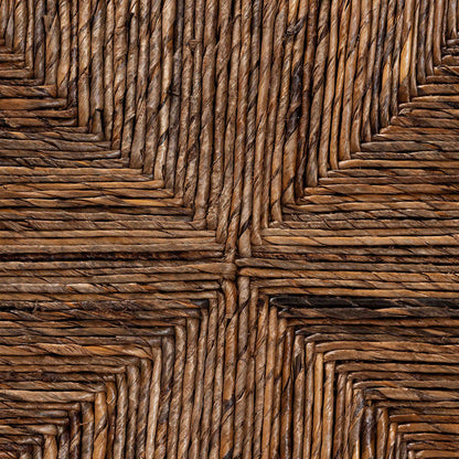 bali & pari - Cordoba Set of 2 Dining Chairs in Natural Brown/Dark Brown - Cabra-Brn Wood/Nat Seagrass-Cushion-AC-KD Box view 6