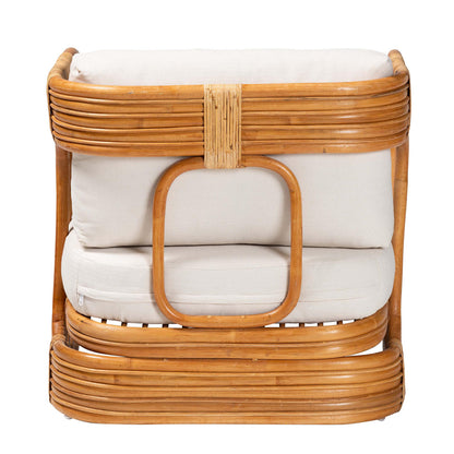 bali & pari - Corsa Arm Chair in Light honey/White - DCWH0020-Biru Natural Rattan-CC view 4