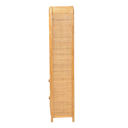 bali & pari - Curacao Bookcase in Light honey - Curacao-Light Honey Rattan-Bookcase view 4