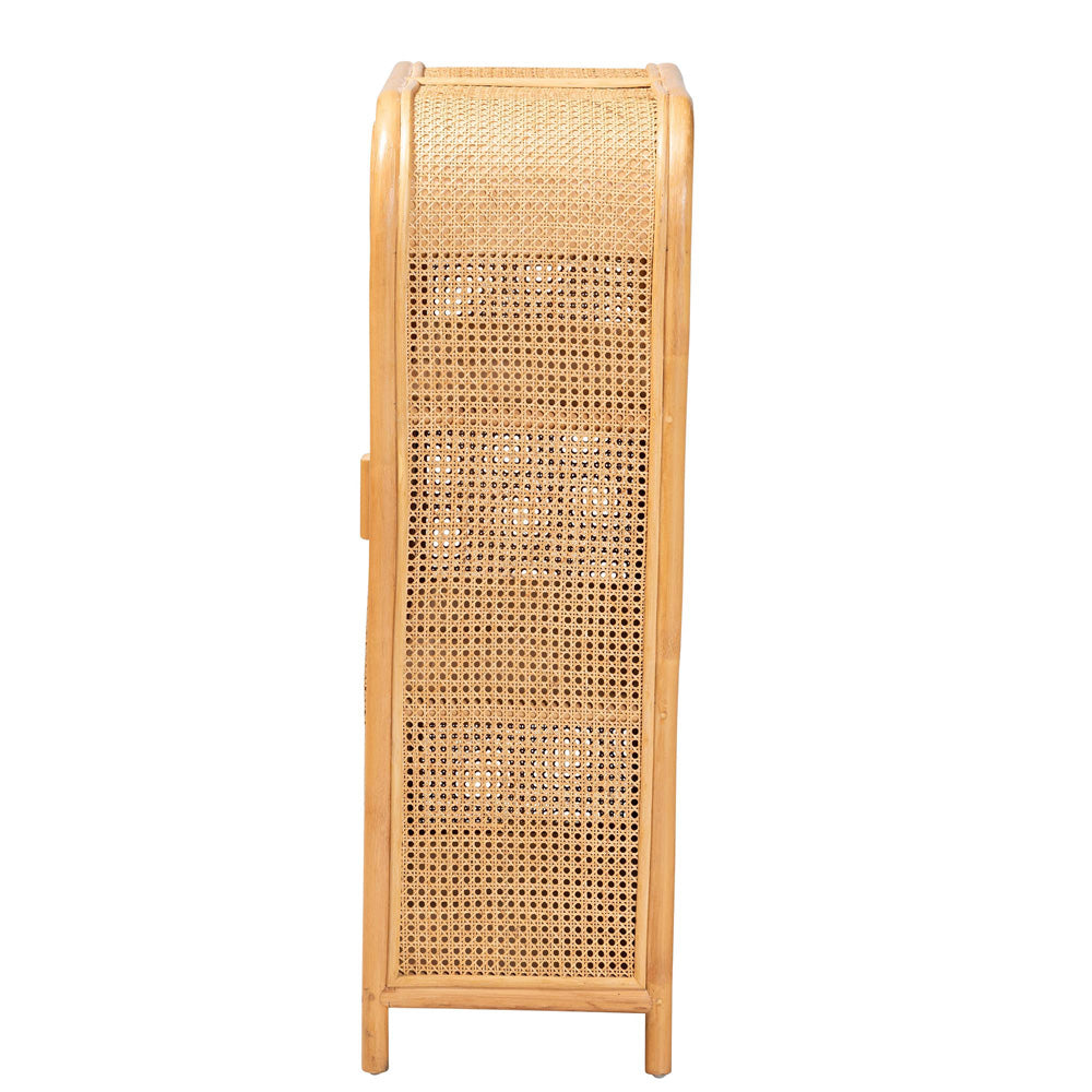 bali & pari - Curacao Storage Cabinet in Light honey - Curacao-Light Honey Rattan-Medium-Cabinet view 4