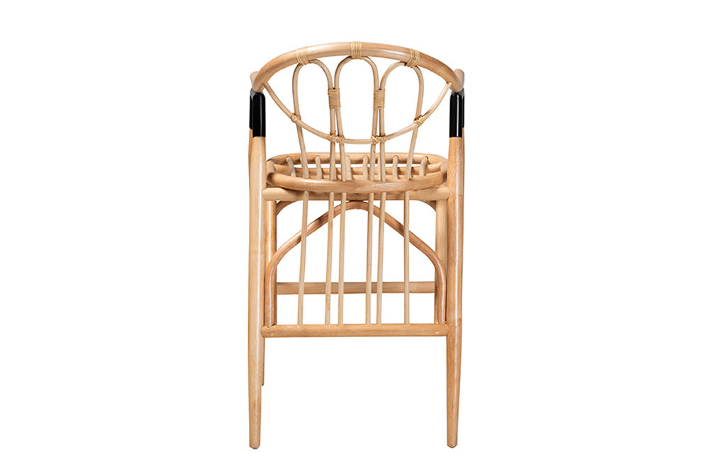 bali & pari  - Cyntia Counter Stool - Cyntia-Rattan-CS view 4