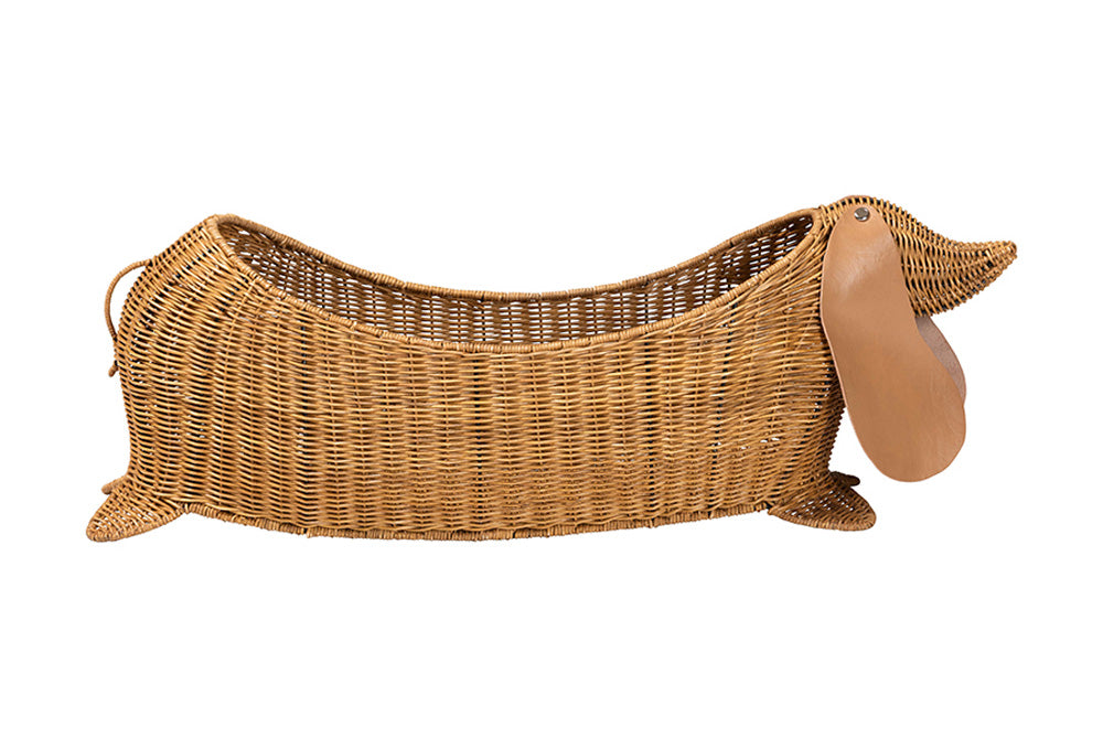 bali & pari - Daffodil Basket - Dachs-Light Honey Rattan-Basket view 3