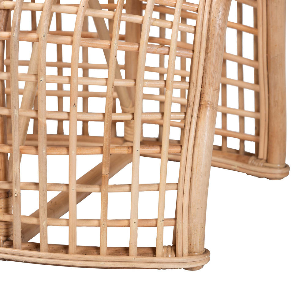 bali & pari  - Daiki Bench in Natural - Daiki-Rattan Pitrit Decor-Bench view 4