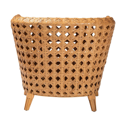 bali & pari - Daiwa Chair in Light Honey - DALBI-Light Honey Rattan-CC view 4