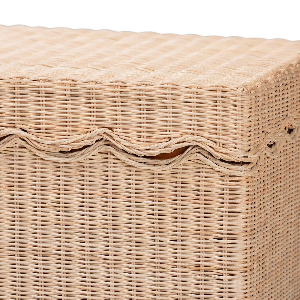 bali & pari - Damita Storage Bench in Natural - WS127-Natural Rattan-Storage Bench view 6