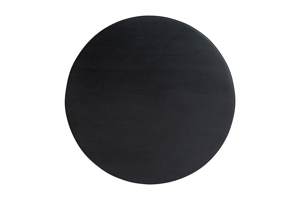 bali & pari - David Accent Stool - David-Black Wooden-Stool view 3