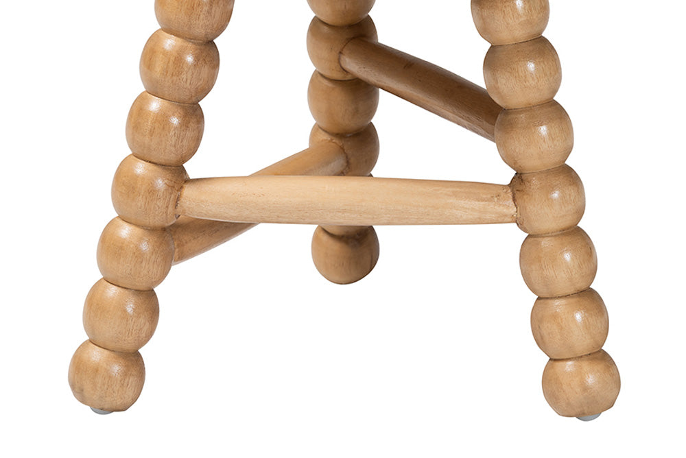 bali & pari - David Accent Stool - David-Natural Wooden-Stool view 3