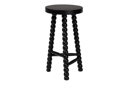bali & pari - David Counter Stool - Juan-Black Wooden-CS view 2